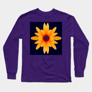 Bright Daisy (dark background) Long Sleeve T-Shirt